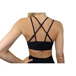 Fittastic Summer Collection Strappy BH - raven black